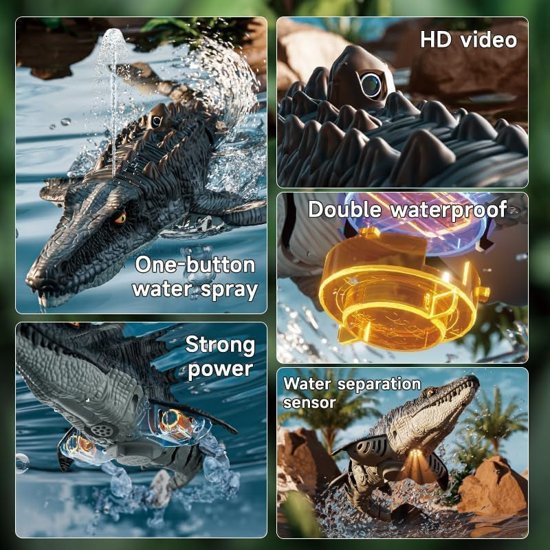 Remote Control Mosasaurus Dinosaur Toys