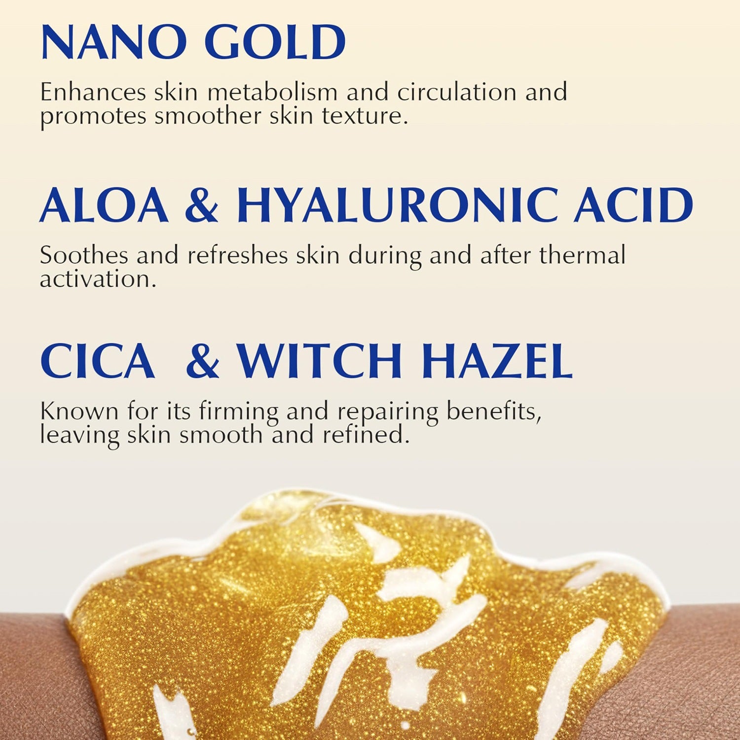 Barubt - Firming Gold Gel for Skin Hydration Teemdrop