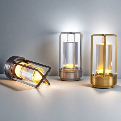 Portable elegant LED table lamp with soft lighting Teemdrop
