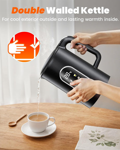 Electric Kettle, Stainless Steel Kettle Temperature Control