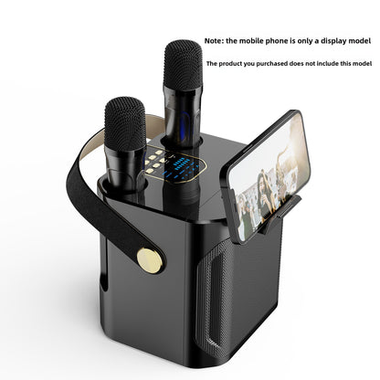 Koleer S882 Bluetooth Karaoke Speaker with Dual Microphones Teemdrop