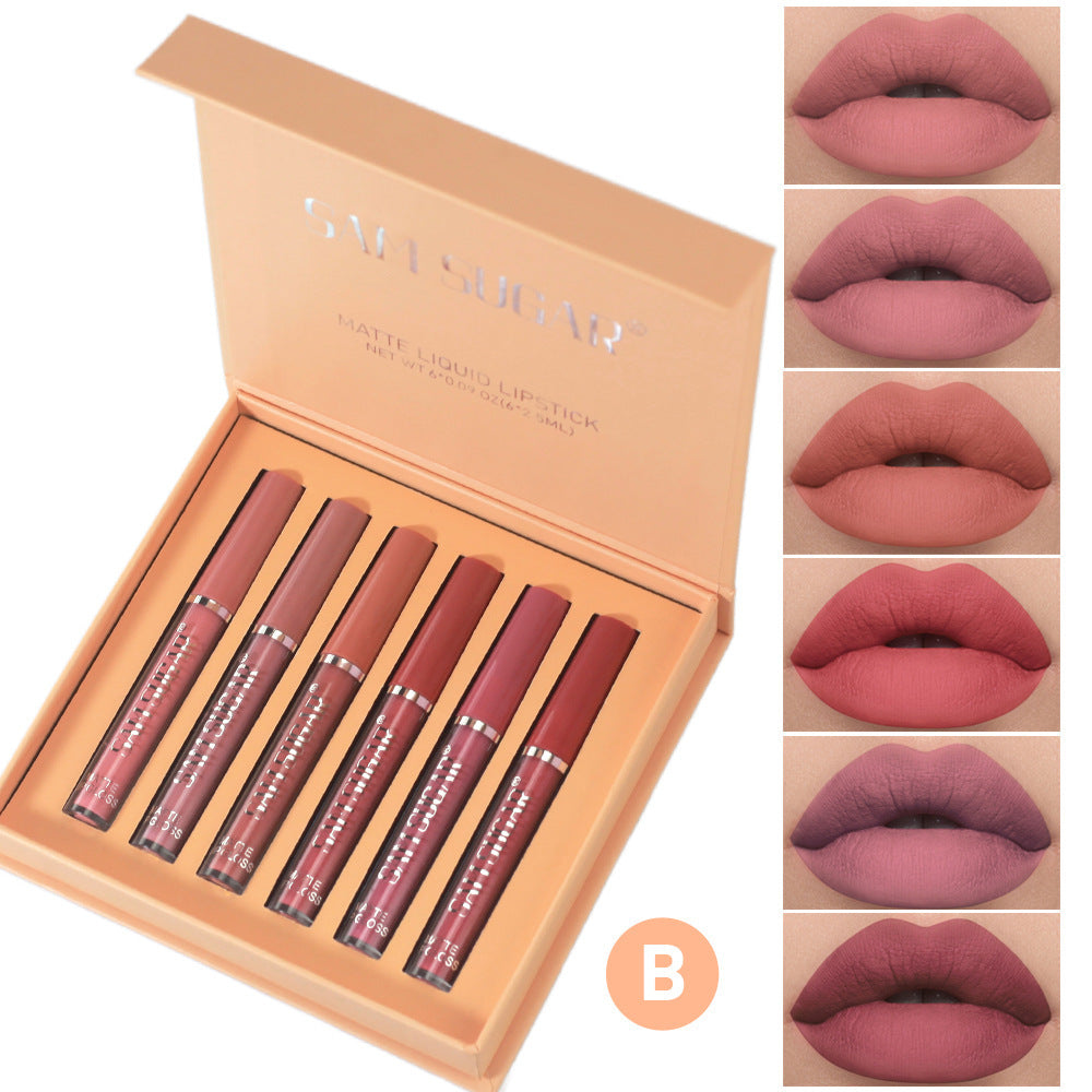 SAM SUGAR Matt Lip Beauty Set Lipstick Teemdrop