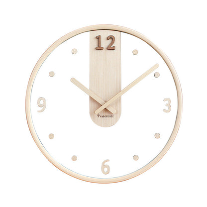 JWK Minimalist Transparent Wall Clock Quiet Battery Operated Teemdrop