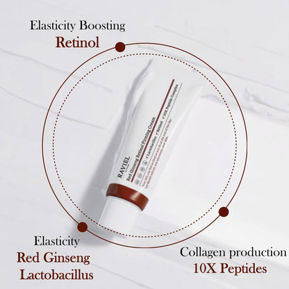 Red Ginseng Retinol Firming Face Cream 50Ml – Anti-Aging Moisturiser, Collagen Boost, Wrinkle Care, Skin Tightening, Hydrating, Brightening, Korean Skincare for Women (1.7 Fl Oz)