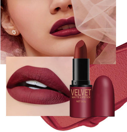 Lipsticks Set, 6 Colors Matte Lipstick with Gift Box, Velvet Red Lipstick Kit Nude Lipstick Long Lasting, Waterproof Lip Tint Makeup Set Kit Professional Lip Makeup for Women