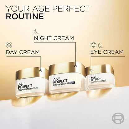 L'Oréal Paris Age Perfect Hydrating Night Cream for Mature Skin, with Soya Bean Extract and Melan